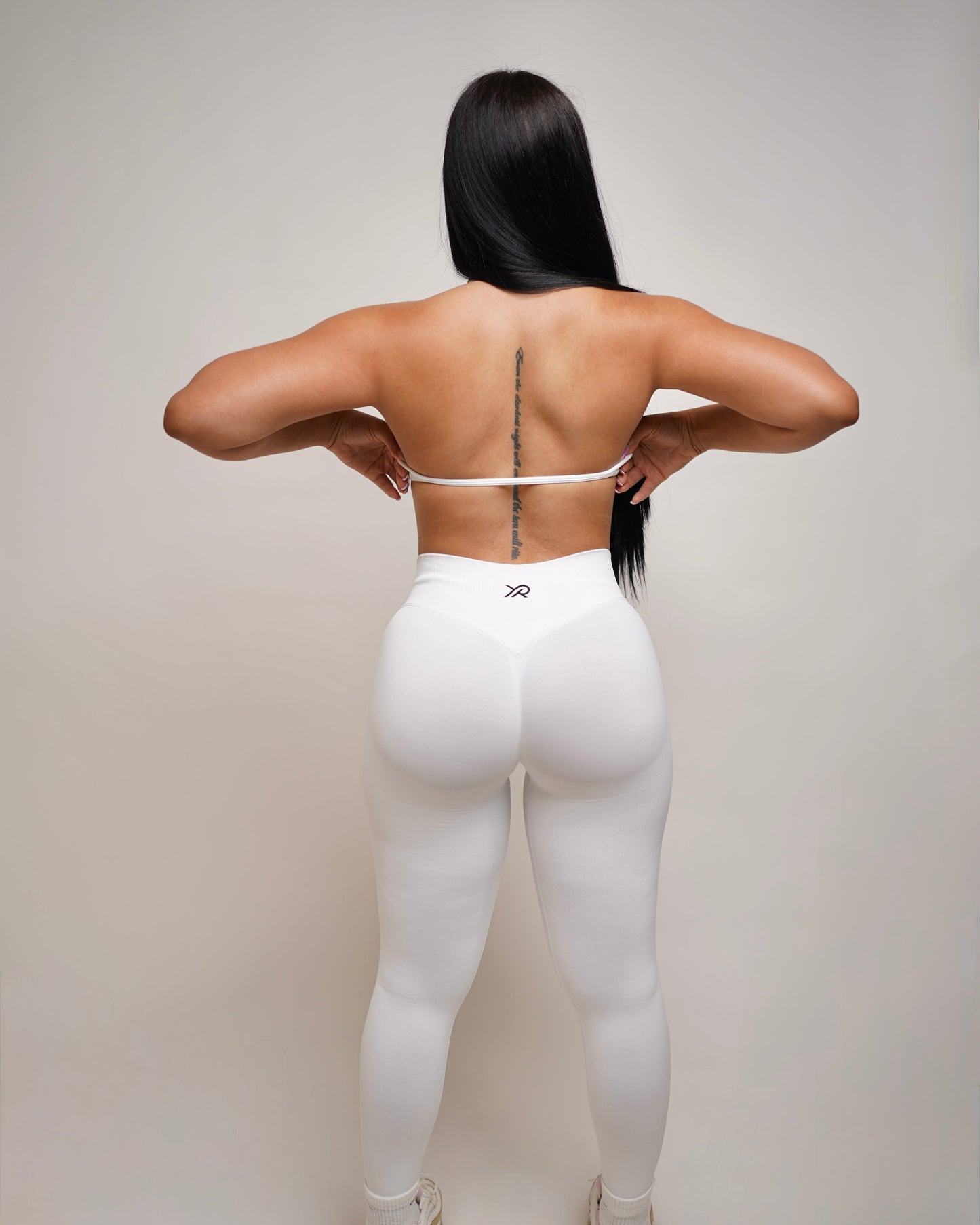 Perfect Peach Leggings (white)