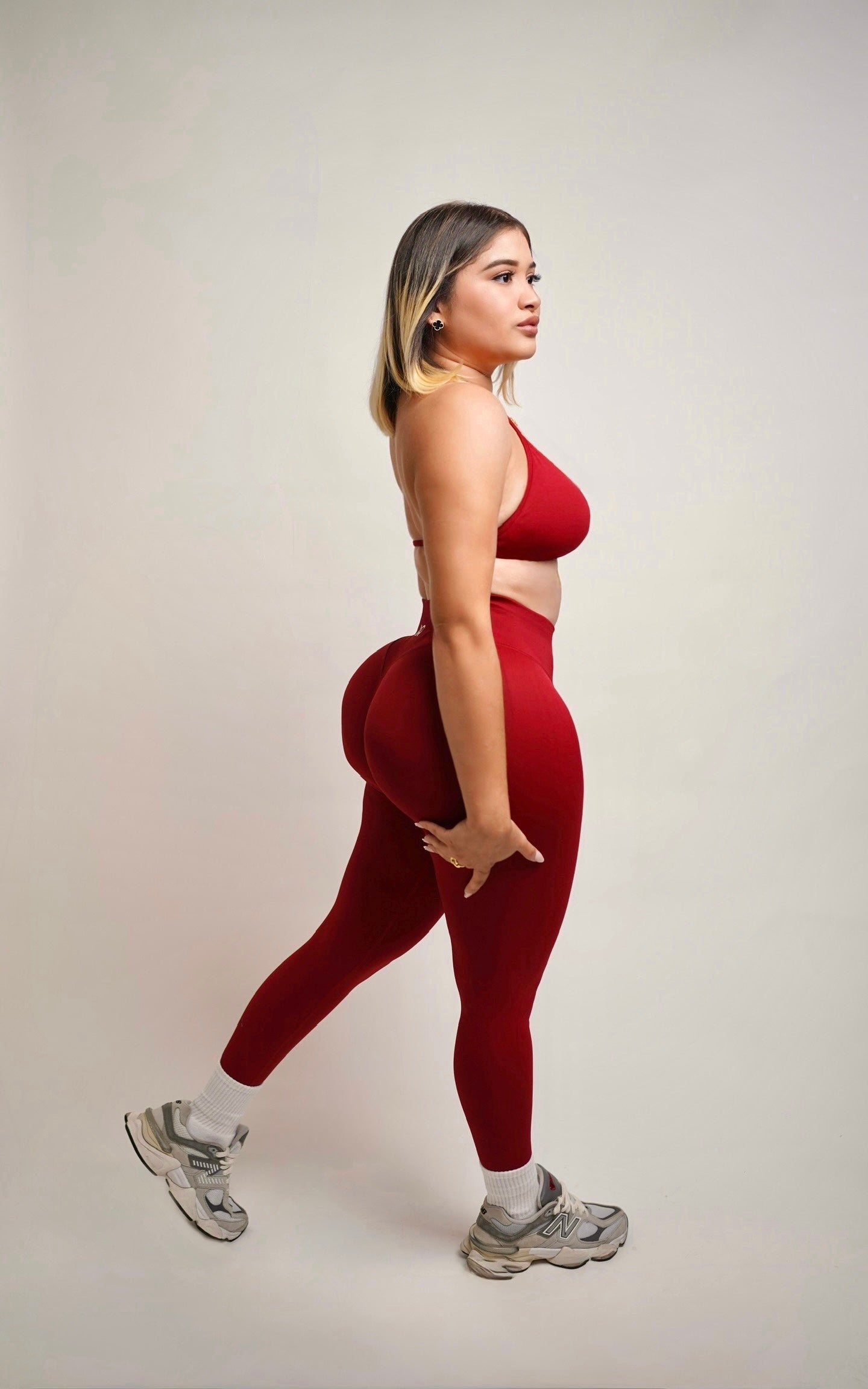 Perfect Peach Leggings (Red)