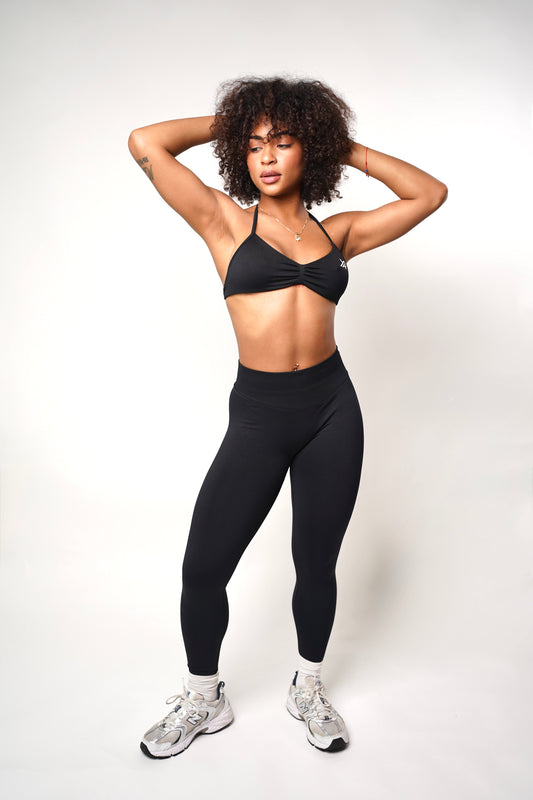 Perfect Peach Leggings (Black)